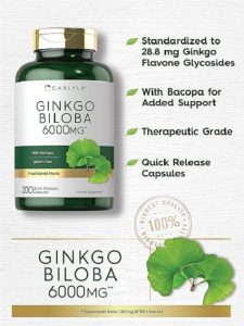 Carlyle Ginkgo Biloba 6000mg