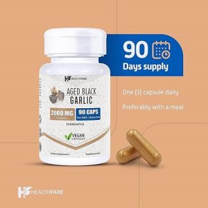 Fermented Black Garlic Extract Dietary Supplement