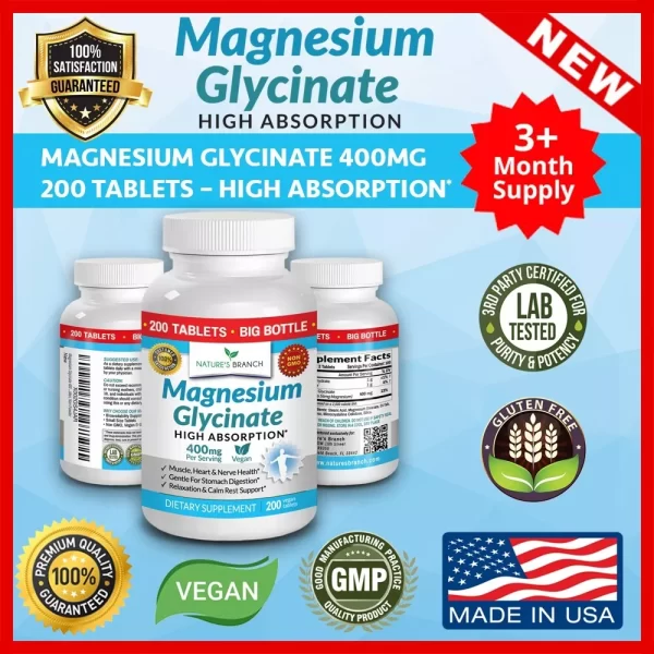 Best Magnesium Glycinate 400 Mg