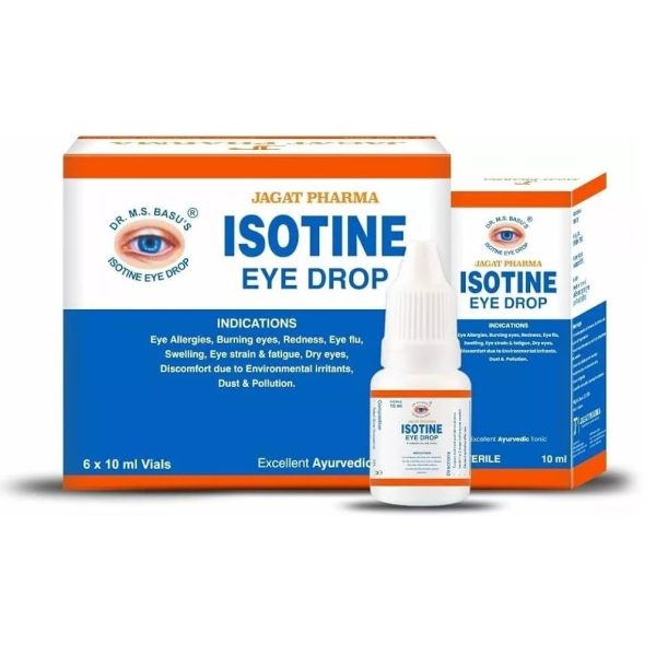 6 x Isotine Eye Drops Pure Herbal and 100% Genuine