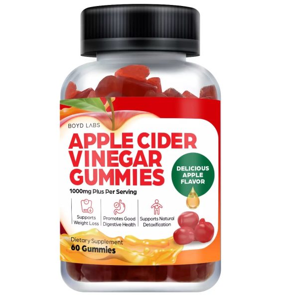 Boyd Labs Apple Cider Vinegar Gummies w B12 for Weight Loss