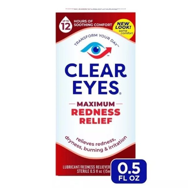 Clear Eyes Redness Relief Eye Drops