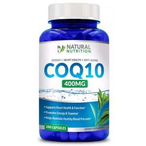 CoQ10 400mg, 200 Capsules