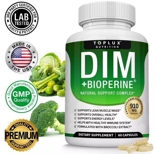 DIM Supplement Pills BioPerine for Menopause