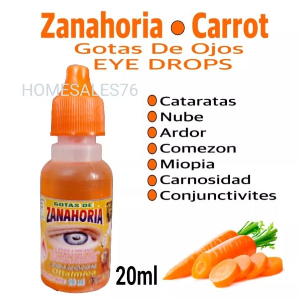 Gotas de Zanahoria para Ojos 20ml