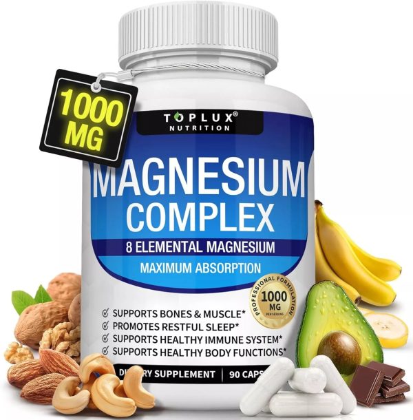 Magnesium Complex 1000mg, 8 Elemental Magnesium