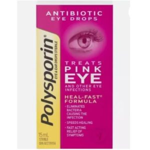 POLYSPORIN Antibiotic Pink Eye Drops