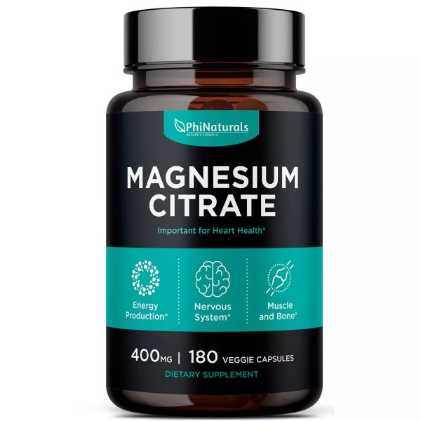 Phi Naturals Magnesium Citrate 400mg